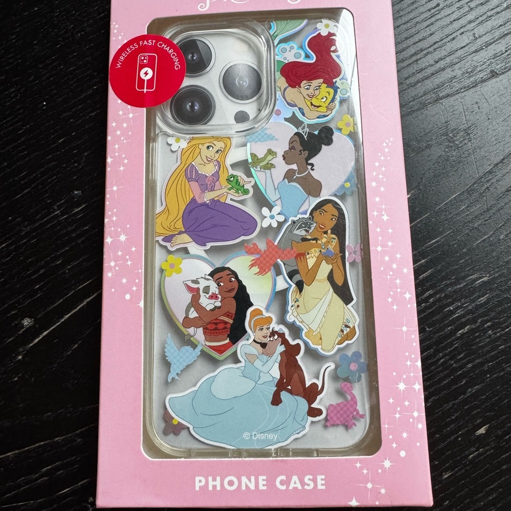 Disney Princess iPhone15 pro max Case - Colorful Design